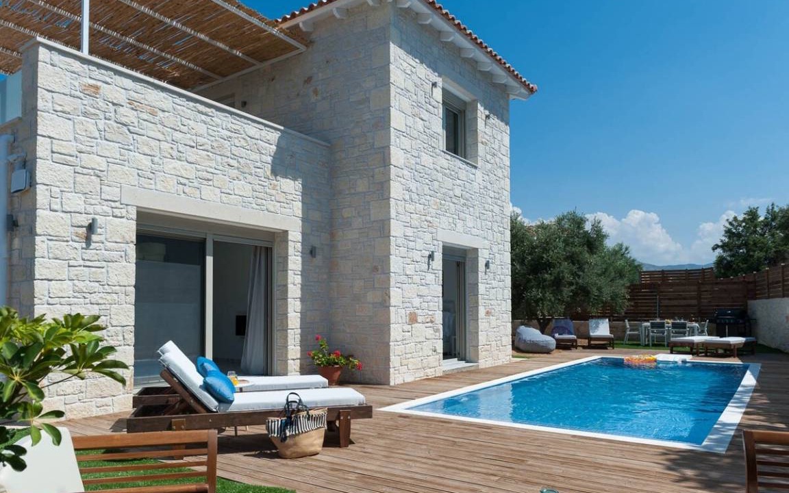 Pagkalochori Villa | 160 m² Villa ∙ 4 bedrooms ∙ 9 guests