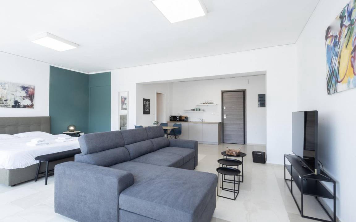 Athens City Centre Apartment | 55 m² Studio flat ∙ 1 bedroom ∙ 4 guests
