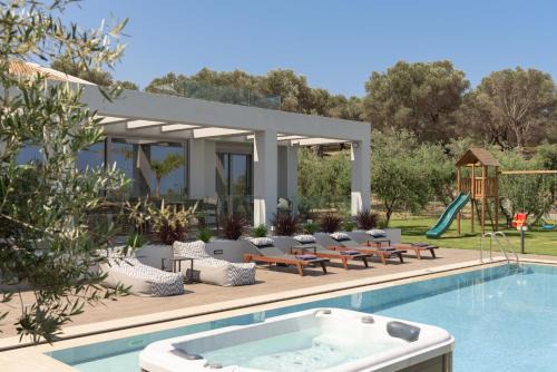 Pigianos Kampos Villa | Agrielia Villas, featuring Heated Spa Whirlpool, By ThinkVilla