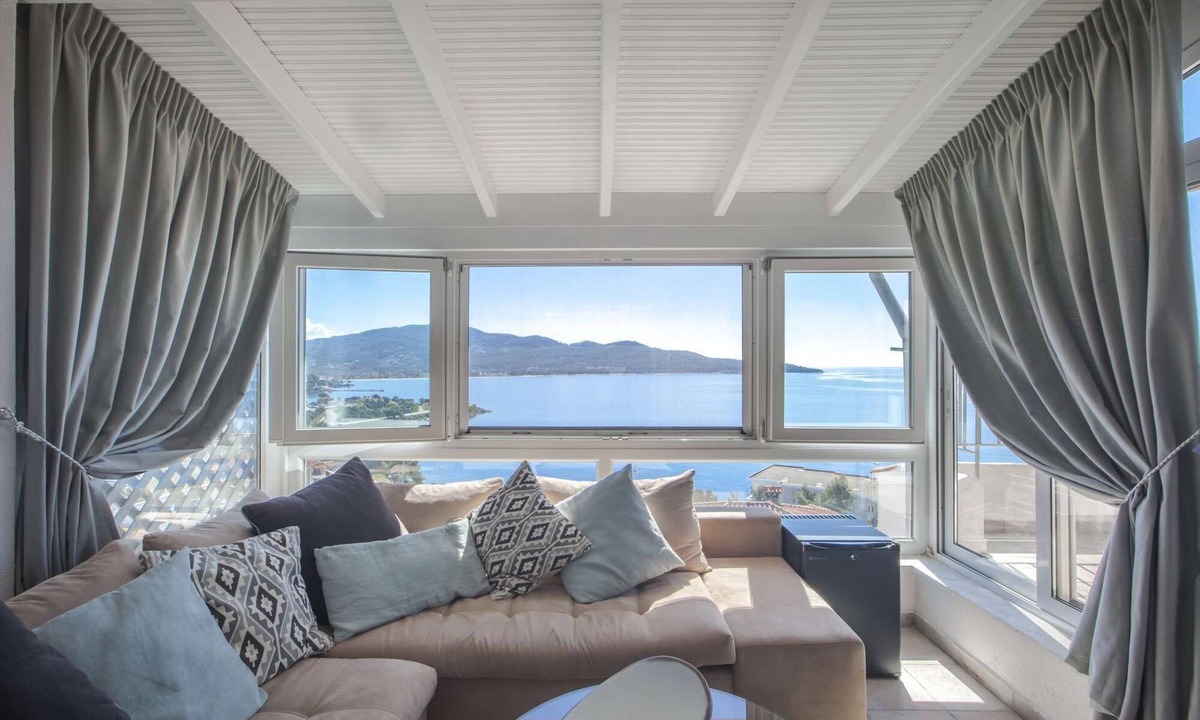 Neos Marmaras Apartment | Alterra Vita Apartments: 2-floor Apartment with Panoramic sea view