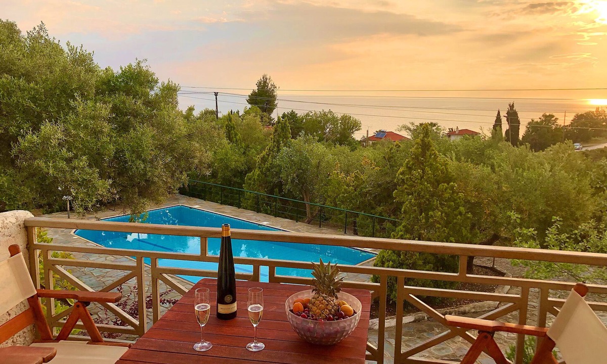 Paradhisos Villa | Ambelos Village SeaView and Pool Villa Kotsifali