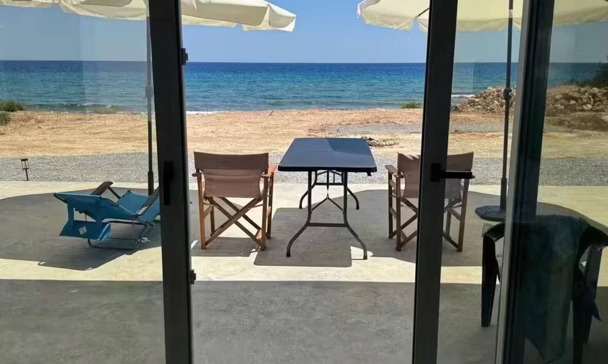 Makry Gialos House | Brand new beachfront house in Koutsouras — 30 steps to crystal-clear water!