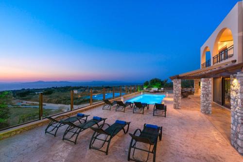 Theologos Villa | Butterfly Villa with stunning Sea and Valley Views