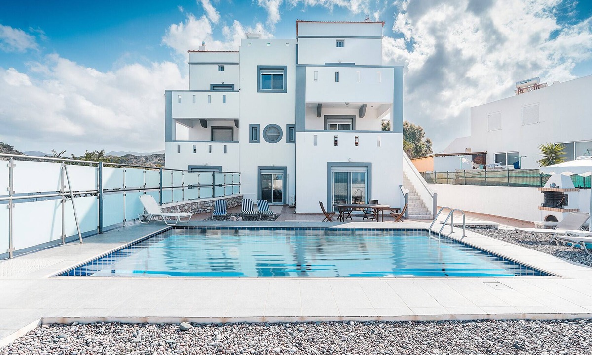 South Rhodes Apartment | Country House 'Blue Pearl Apolakkia 2' with Shared Pool, Shared Terrace and Wi-Fi