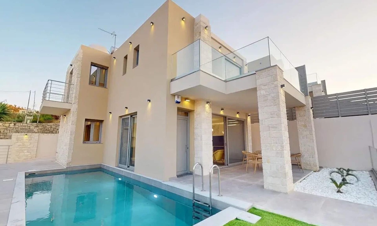 Kamilari Villa | Cretan serenity Awaits: Elegant Mountain-View Villas with Private Pool