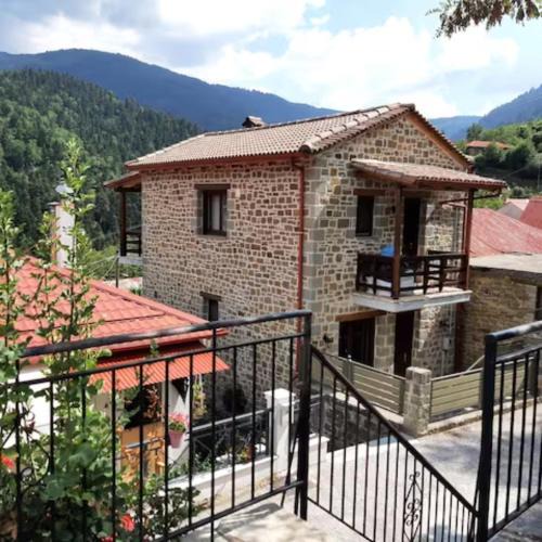 Potamia Ski Chalet | Fairytale Stone House