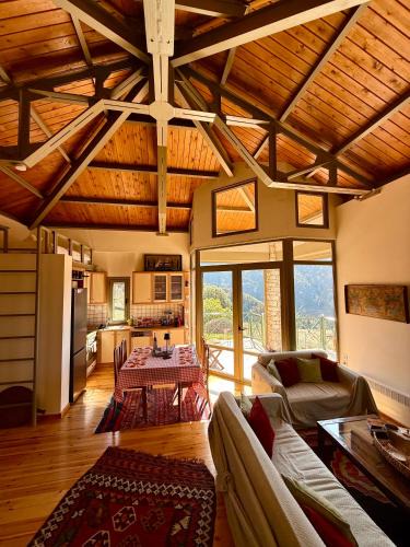 Kalavrita Villa | Kalavryta Villa Nano with fireplace and next the Ski Centre