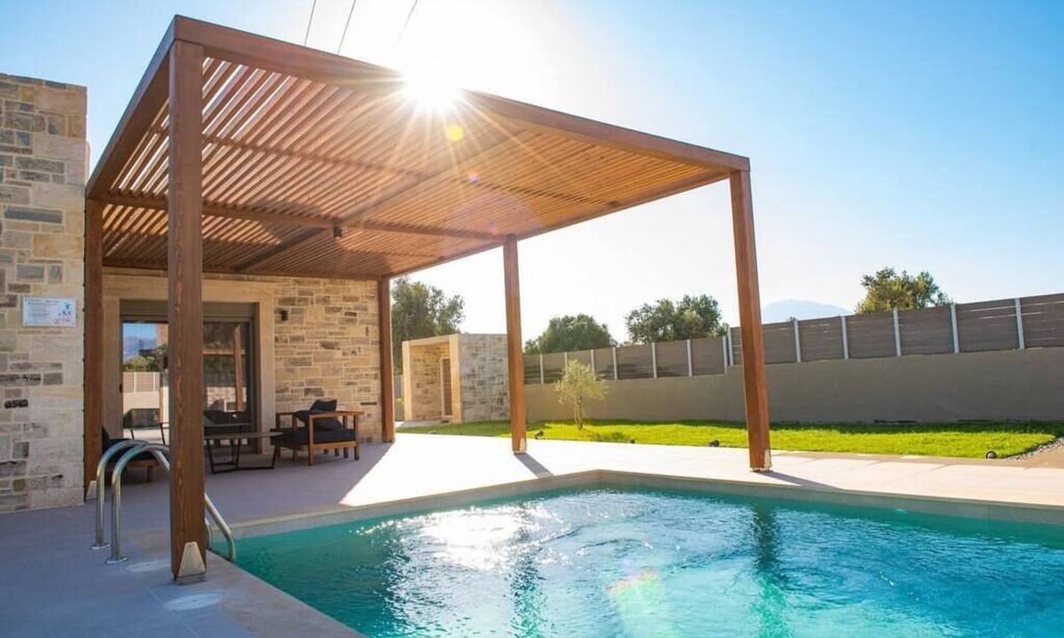 Tymbaki Villa | Marelia Villa 1 - Unique quit villa with stunning Psiloritis Mountain View