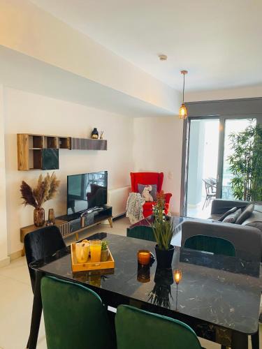 Kallithea Apartment | New Modern 2BD aprt with shared rooftop pool B2