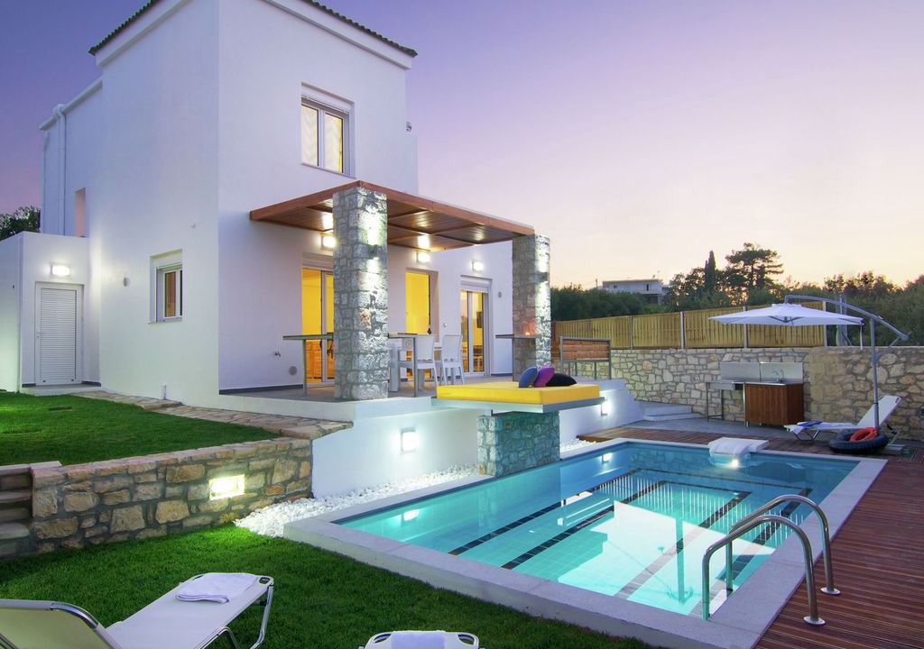 Loutra Villa | Newly built, 2014, luxurious villa, 7 persons, Loutra, NW coast, private pool