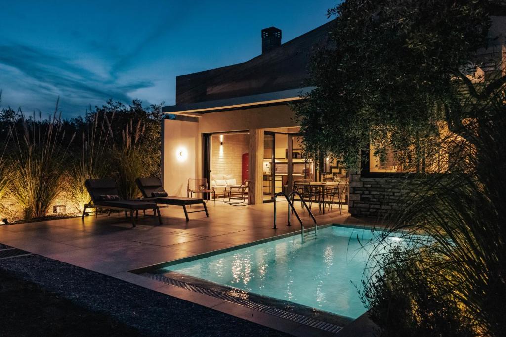 Thasos Villa | olive blue thassos luxury villas