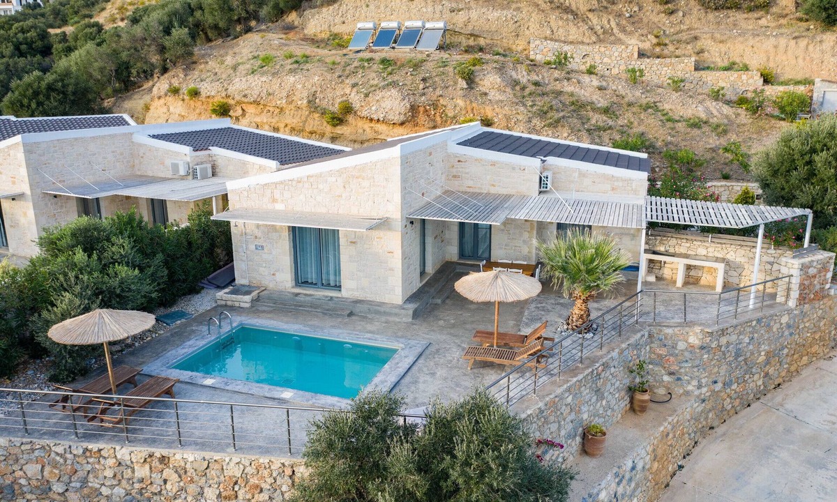 Agios Vasileios Villa | Pyrgos villa 1 ,sea view,pool,South Crete,Plakias