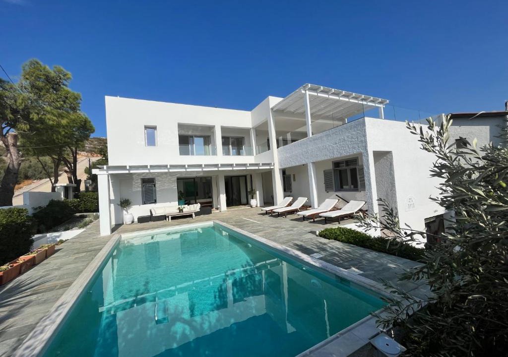 Saronida Villa | Saronida Boutique Villa Private Pool, Sea views, Lovely Gardens & Roof Terrace