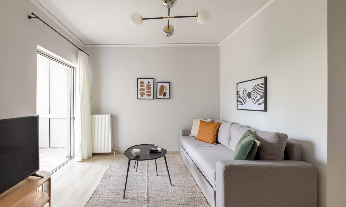 Agia Paraskevi Apartment | Smart Chic 1BR Apartment in Agia Paraskevi
