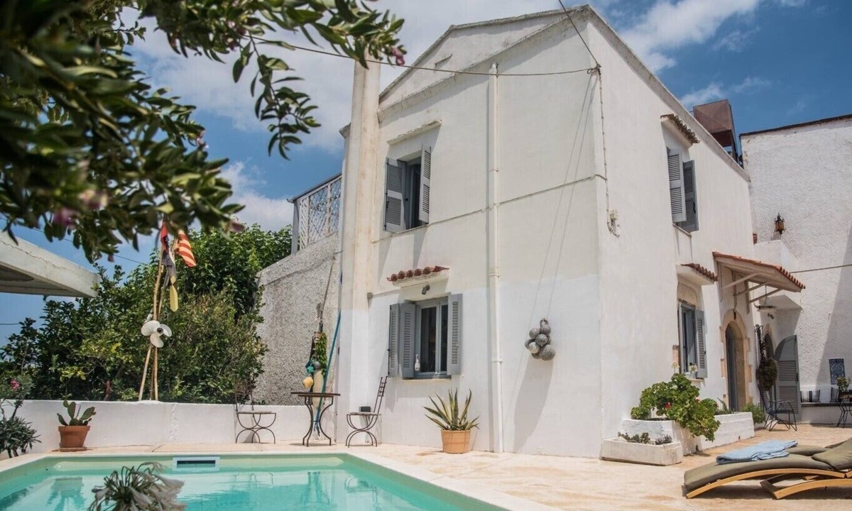 Kefalas House | Traditional Stone Village House with Private Pool, Near to Chania and Beaches