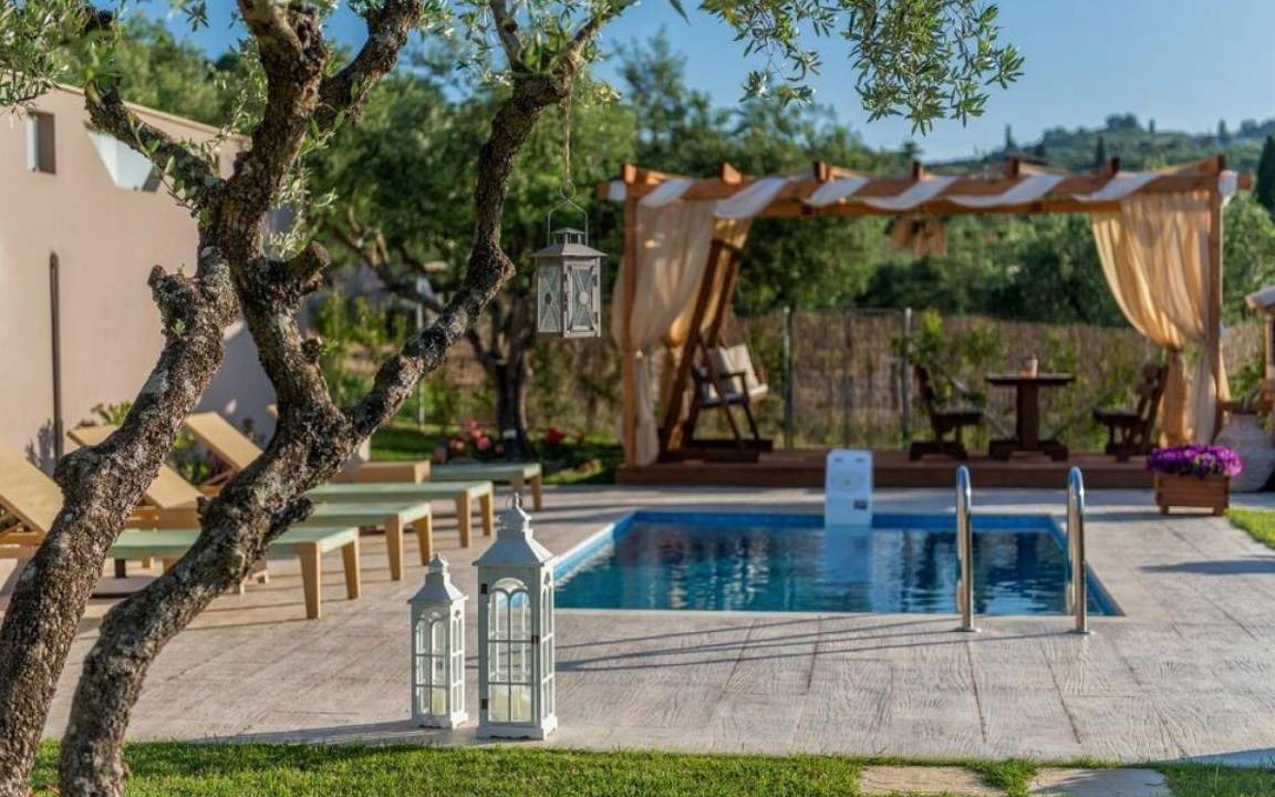 Planos Villa | Vatia Villas Two Bedroom villa- Side SeaView