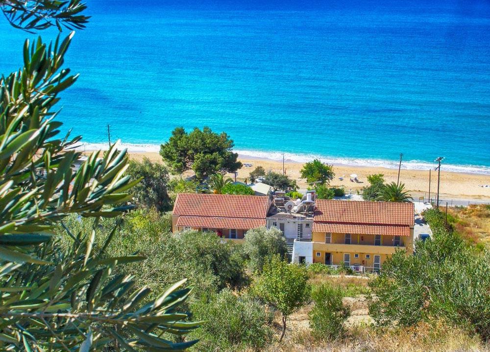 Agios Georgios Pagon Apartment | Vistonia Ferienwohnung 1 - direkt am Strand mit Meerblick