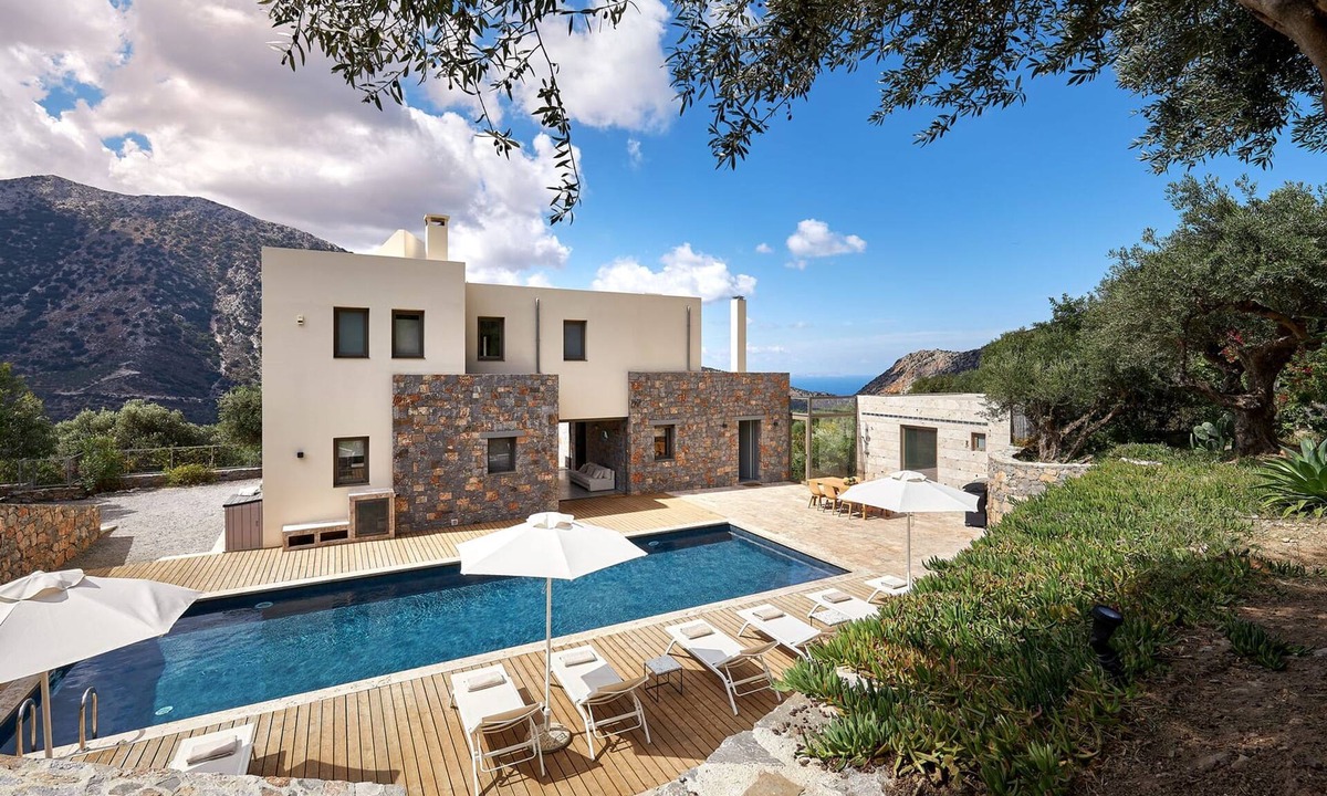 Vrachasi Villa | Villa Adagio with Private Heated Pool