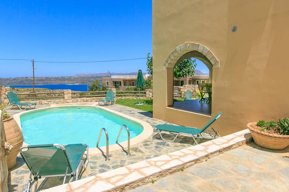Megala Chorafia Villa | Villa Neria: Large Private Pool, Sea Views, A/C, WiFi