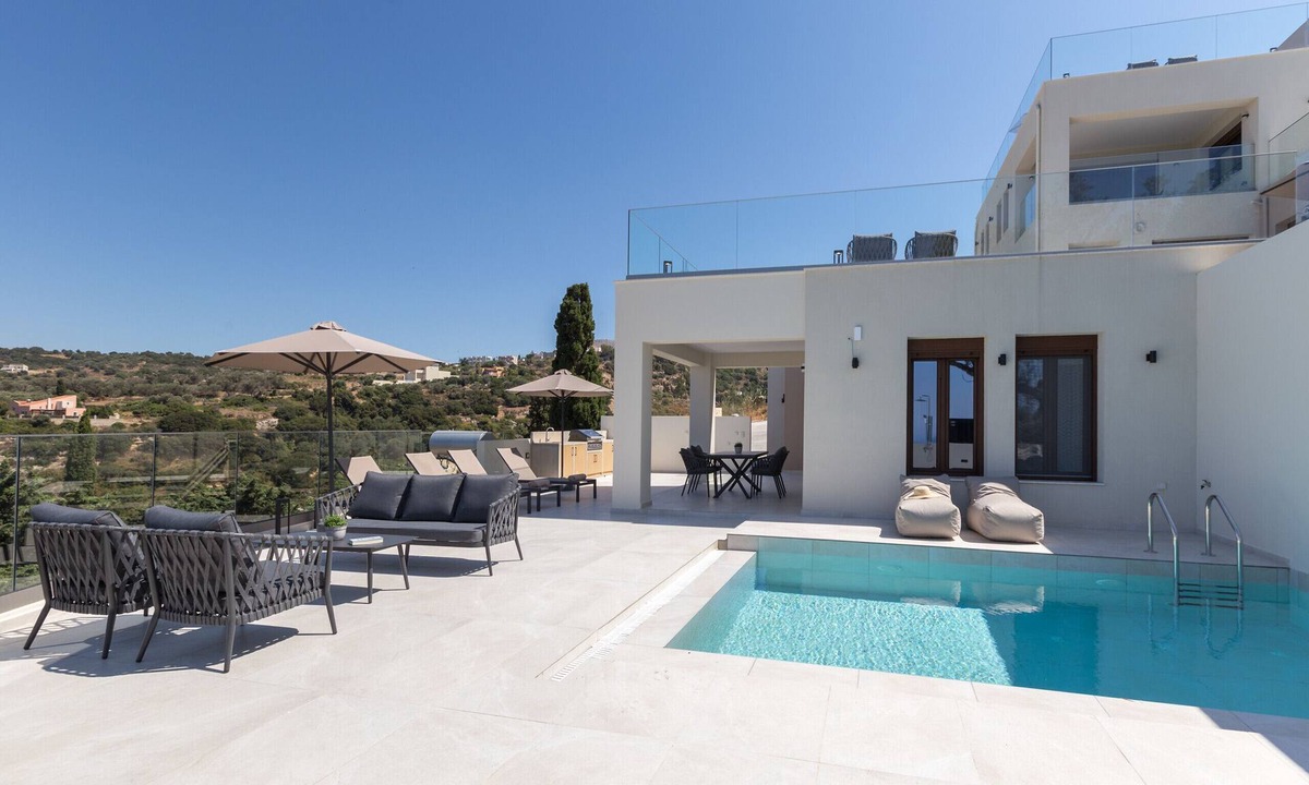 Rethymno Villa | Villa Santa Irini 3 - With Heated Pool
