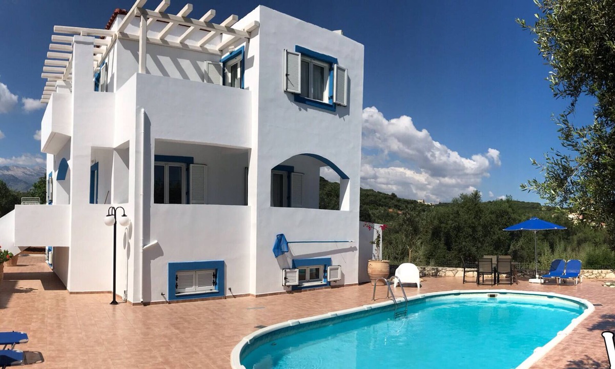 Almyrida Villa | ☀️Villa Varvara❤️Almyrida⛱️ 350m from Sea❗️No car needed❗️Samaria Gorge-For Free