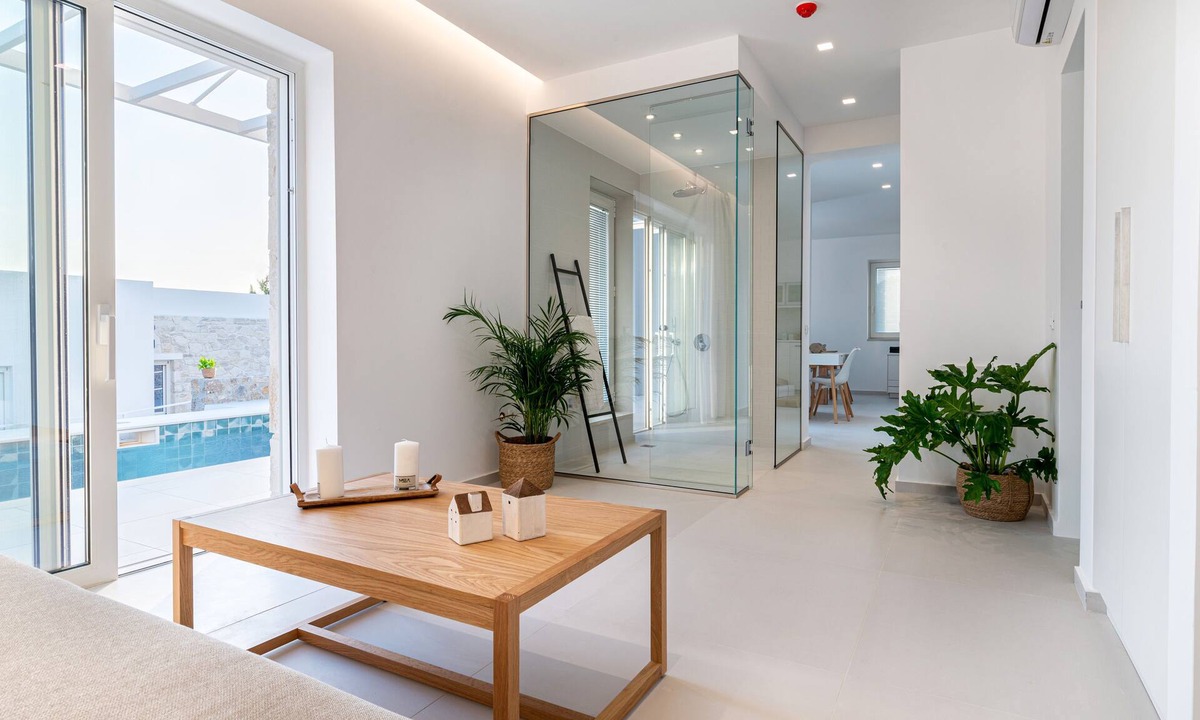 Achlia House | Villa with private pool, sea & mountain views