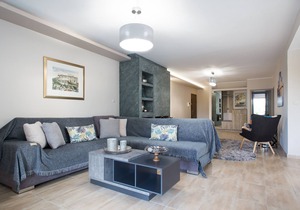 Promenade Apartment bright and elegant , located in the heart of Athens Riviera.