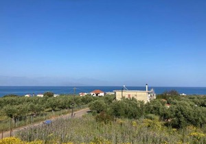 VILLA BLUE COCOON - Chrani Messinia Peloponnese- Rooftop sea view 550 m from beach next to Kalamata Koroni Costa Navarino