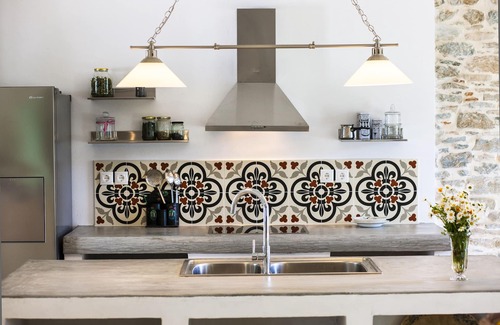 Glossa Villa | A traditional stone villa with private pool in a stunning location