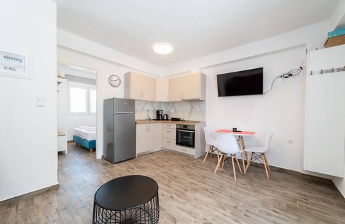 Ofrinion Apartment | Aphrodite Residential Complex-One-Bedroom Apartment with Side Seaview