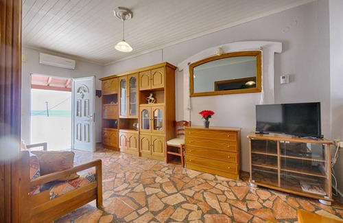Agios Georgios Pagon Apartment | Arista Ferienwohnung 6 - mit Meerblick direkt am Strand von Agios Georgios Pagi