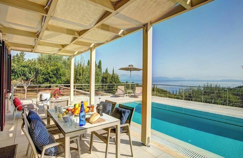 Fiskardo Villa | Attractive Villa, Private Pool, Amazing Sea Views - Walking Distance to Beach & Fiscardo Harbour!