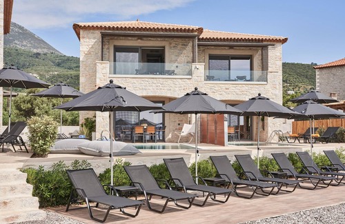 Riglia Villa | Beachfront Alassa Villas w/Private Pools Complex