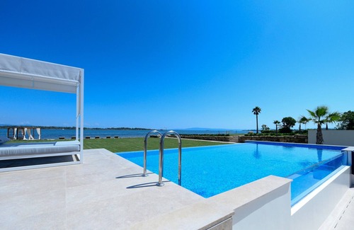 Vourvourou Villa | Beachfront Villa Natalia with Two Private Pools