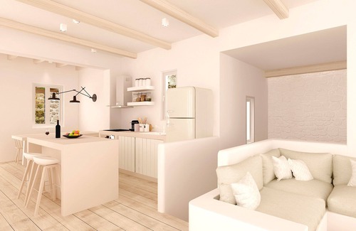 Maragas Villa | Bellevue Villa Three – 130sqm villa, infinity sea-view pool – heated on request