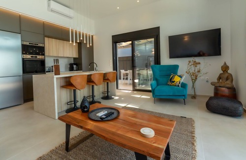 Lourdata Villa | Chic Contemporary 3 Bedroom Villa with stunning sea and mountain views