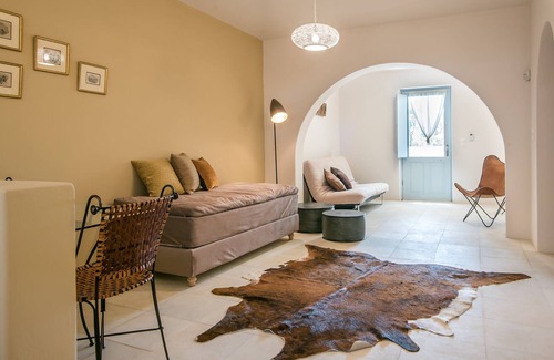 Ampelas Villa | Eclectic island villa - gorgeous sea views, garden by VillaRentalsgr