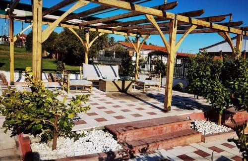 Kallikratia Villa | Rural villa Private pool, BBQ, court ,20' airport