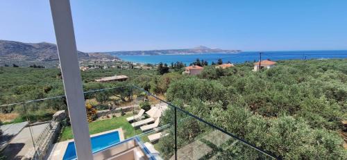 Katochori Villa | Sea view villa Manolis with private pool near the beach