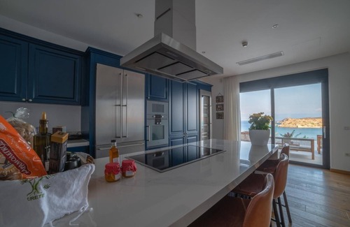 Kounelion Villa | Seafront Villa with a heated pool Unique location