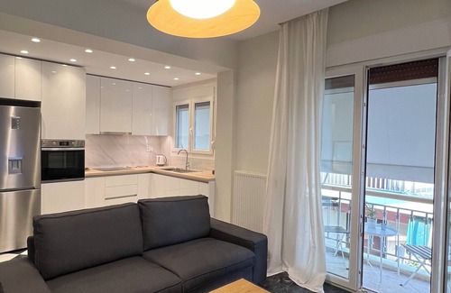 Athens Apartment | Stylish New-Modern Spacious 2BDR apt CK ATHENS FINE STAY N.Kosmos 2 min fr METRO