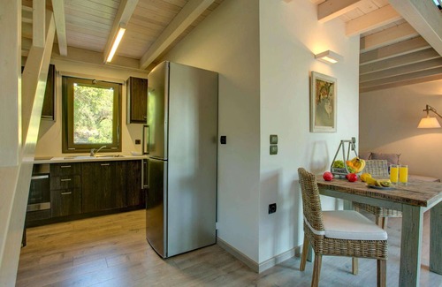 Leivathos Villa | Stylish Romantic Retreat, A/C, 2 Private Pools, Garden with Ancient Trees & Sea Views - Near Spartia