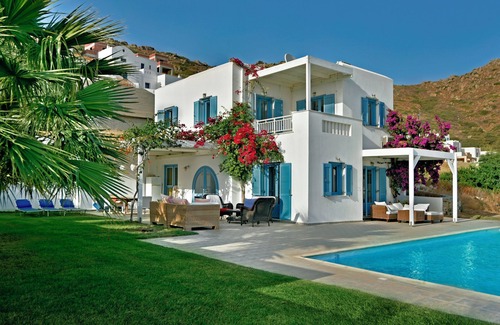 Maragas Villa | SUPERIOR MIKRI VIGLA VILLA WITH POOL & FANTASTIC VIEWS,400m FROM AMAZING BEACHES