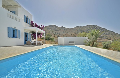Maragas Villa | SUPERIOR MIKRI VIGLA VILLA WITH POOL & FANTASTIC VIEWS,400m FROM AMAZING BEACHES