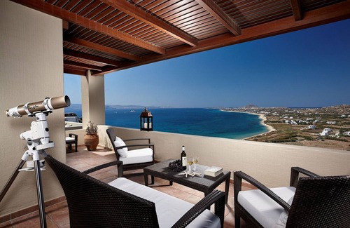 Maragas Apartment | Tower Resort 14 pax Naxos island - The luxury of touching the Aegean Sunsetn