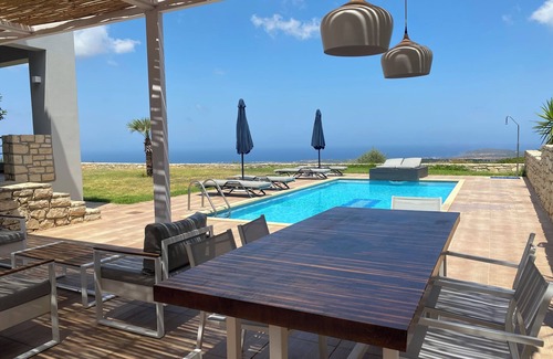 Skouloufia Villa | Villa Sunrise - Holiday villa with Panoramic Sea Views