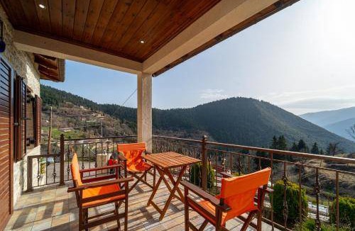Potamia Ski Chalet | 100 m² Chalet ∙ 2 bedrooms ∙ 6 guests