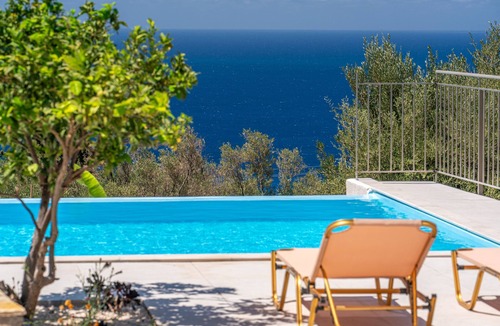 Vlachata Villa | A Beautiful 3 Bedroom, 2 Bathroom Villa with Private Pool, Stunning Sea Views, Air Conditioning, Wif