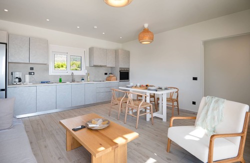 Karavados Villa | A modern escape in Trapezaki with stunning sea views