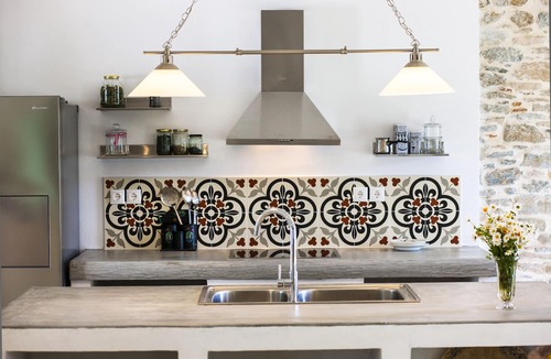 Glossa Villa | A traditional stone villa with private pool in a stunning location